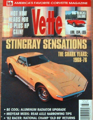 VETTE 1997 AUG - TRIBUTE TO STINGRAYS, NARROW REAR